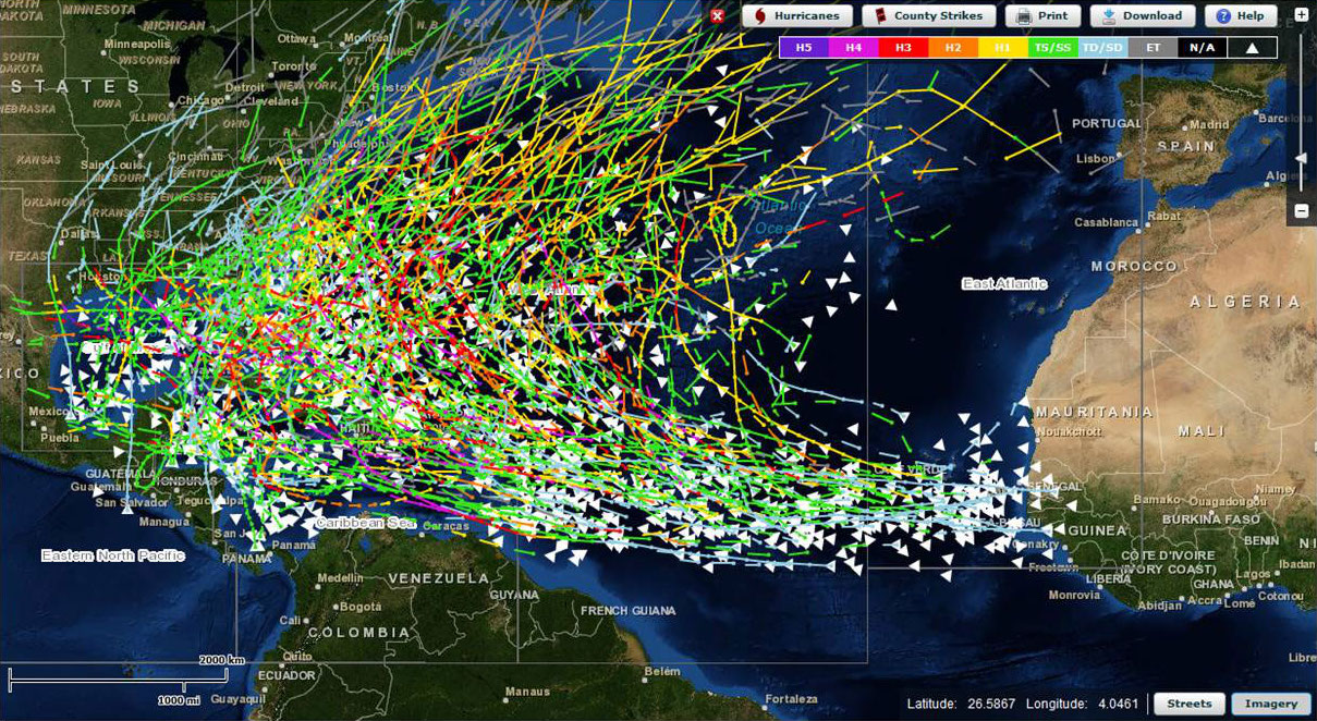 historical-hurricane-tracker-NOAA