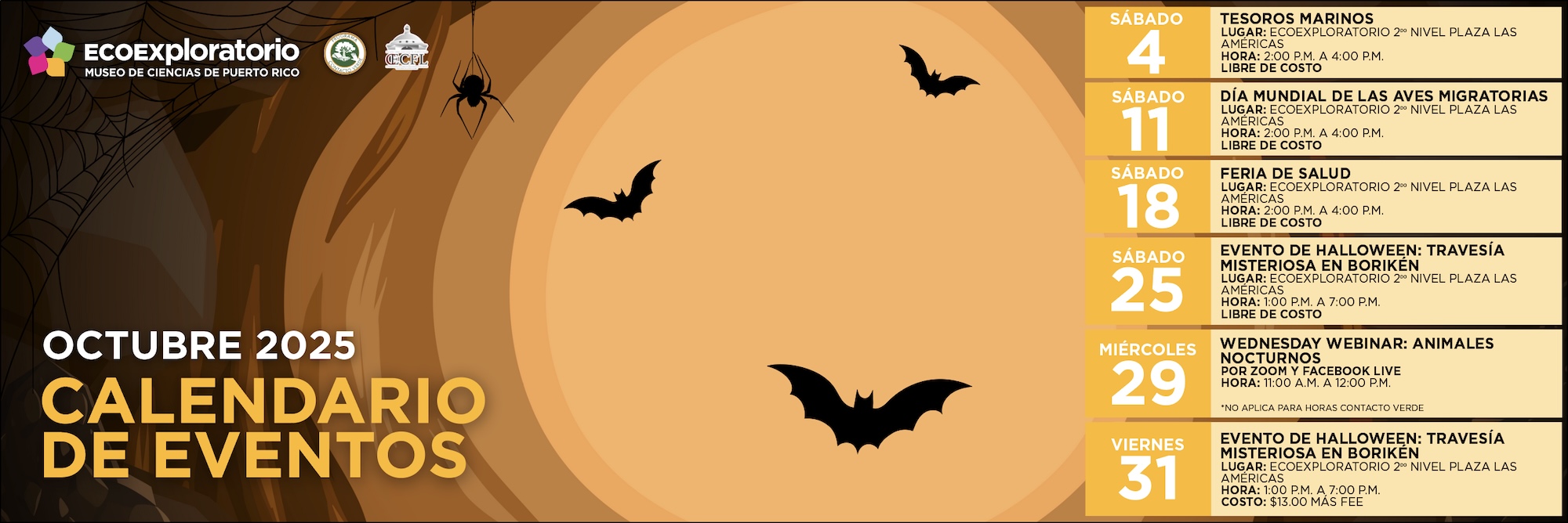 eventos octubre 2025