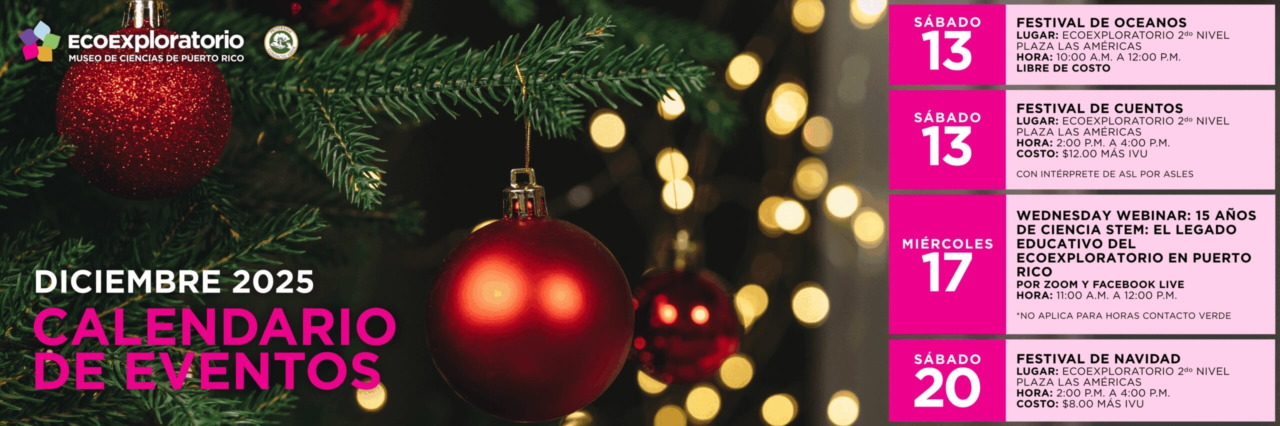 Calendario Diciembre