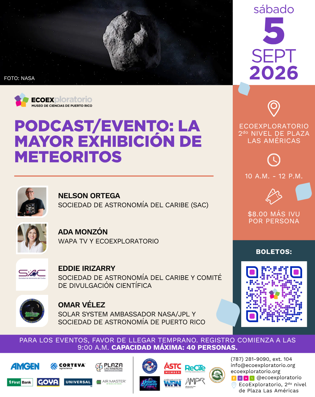 Podcast sobre meteoritos